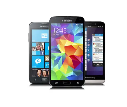 mobile phones with different OS